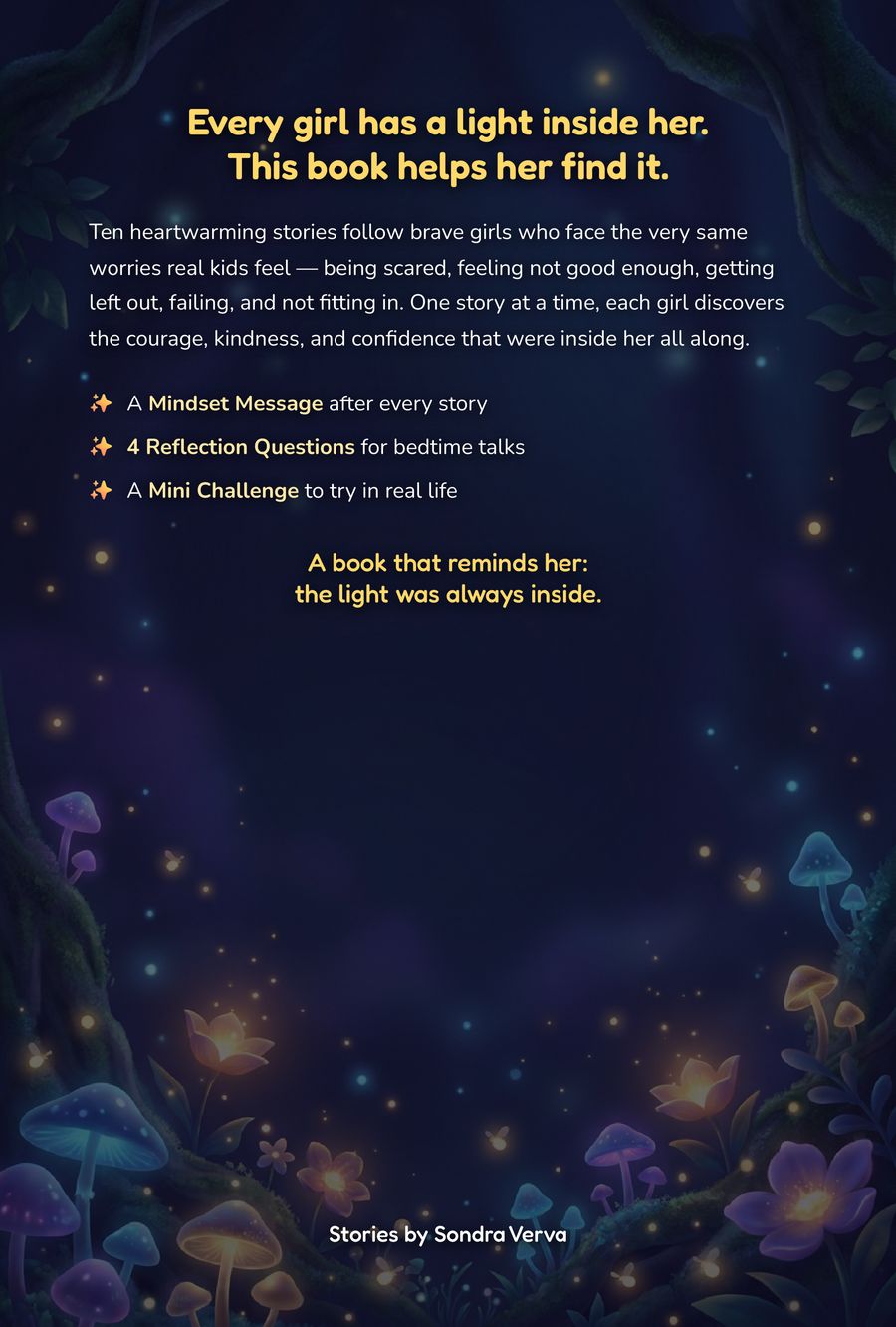 Back cover of The Light Inside Her
